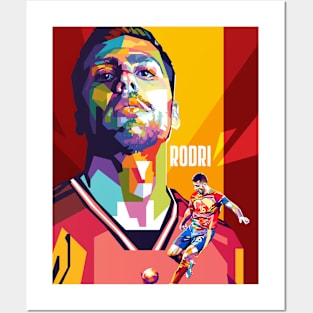 Rodri Pop art Fan illustration Posters and Art